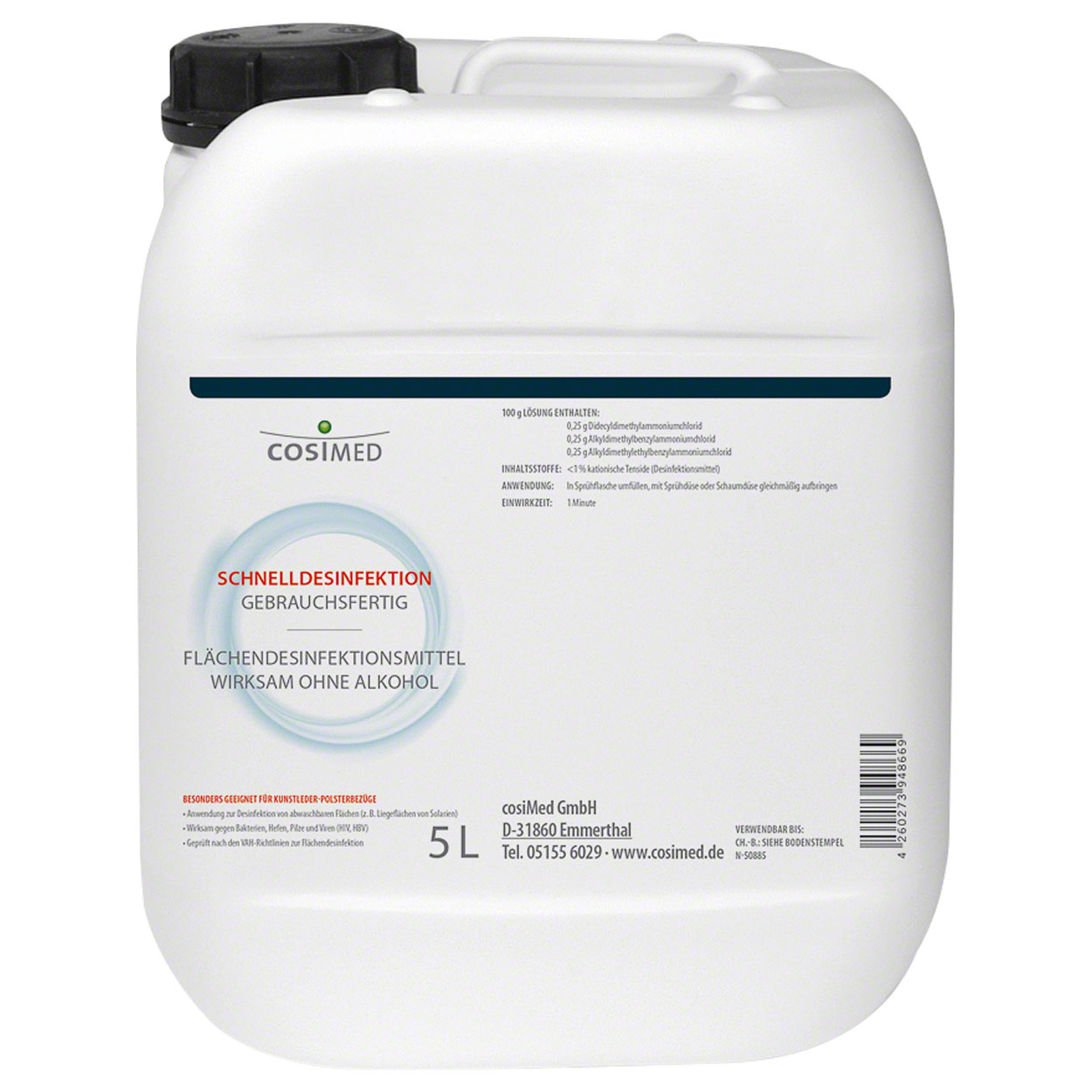 Schnelldesinfektion<br> gebrauchsfertig