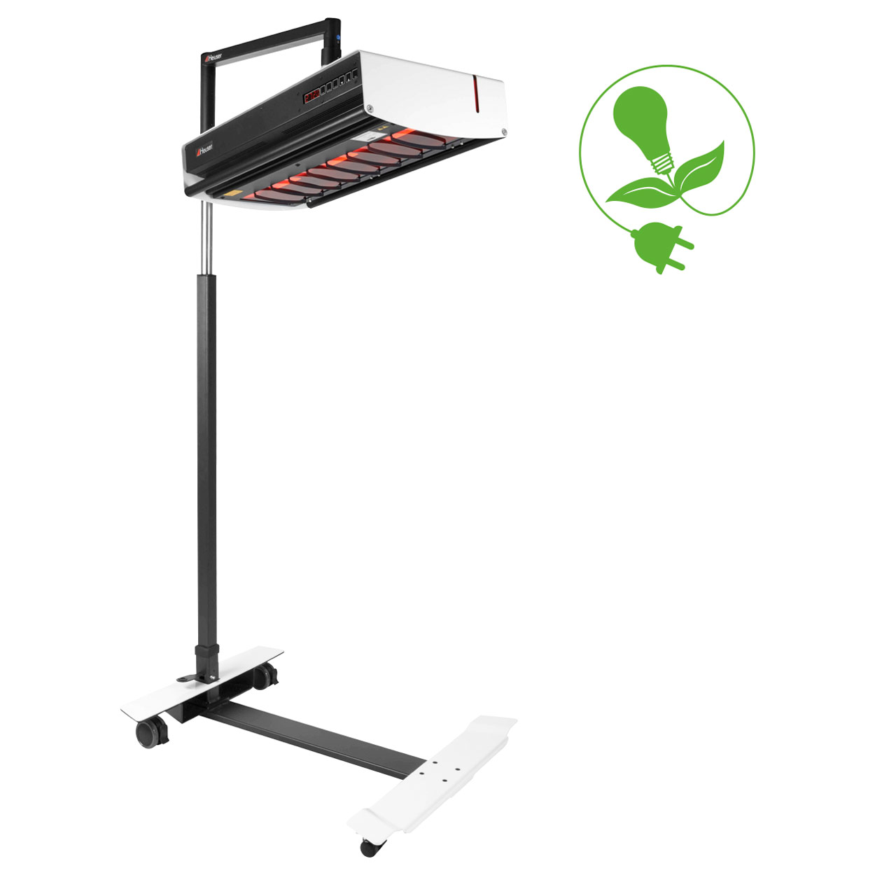 Halogen-Infrarotstrahler IRS<br> Infrarotwärmestrahler Rotlichstrahler Stativmodell
