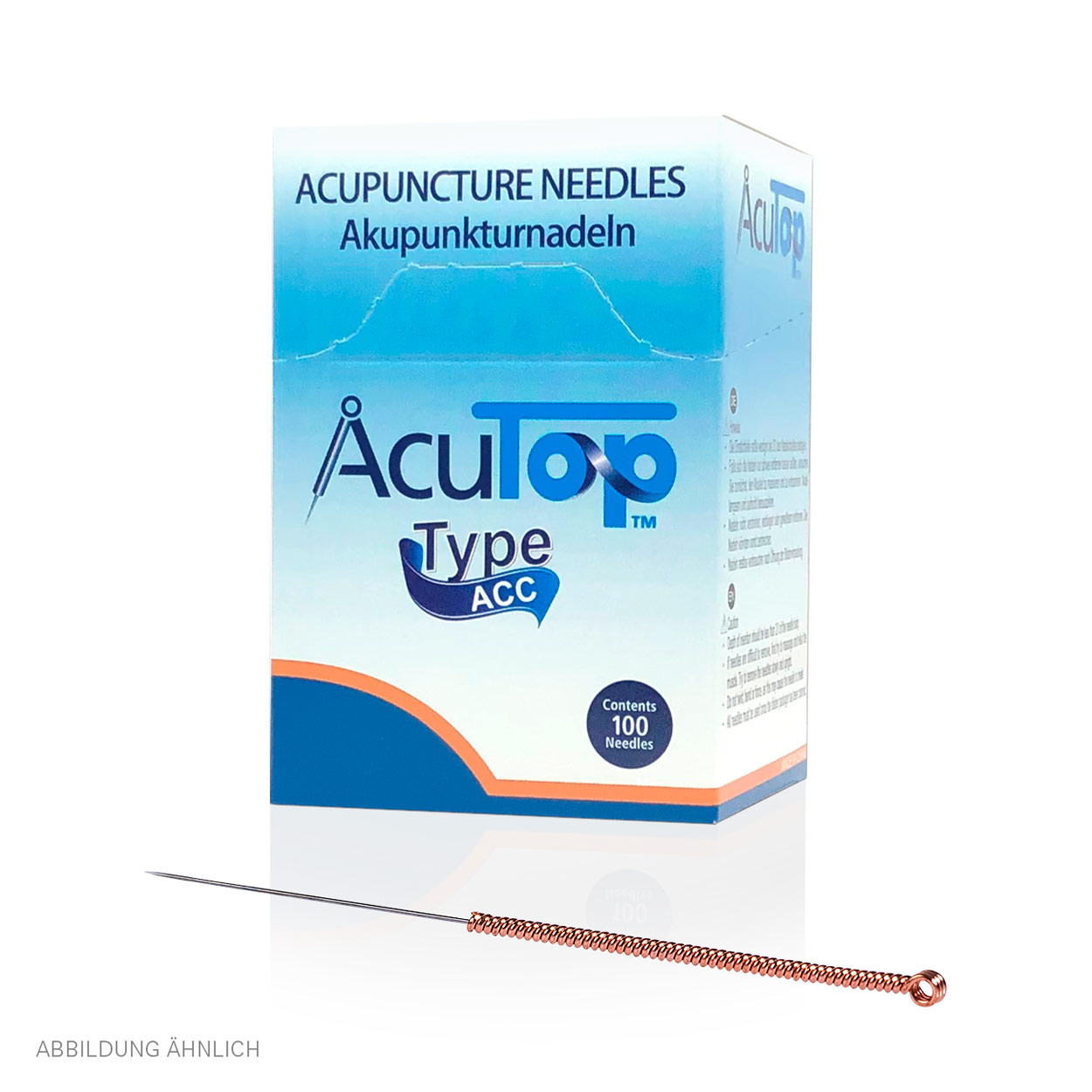 Akupunkturnadeln mit Kupferwendelgriff<br> Akupunktur