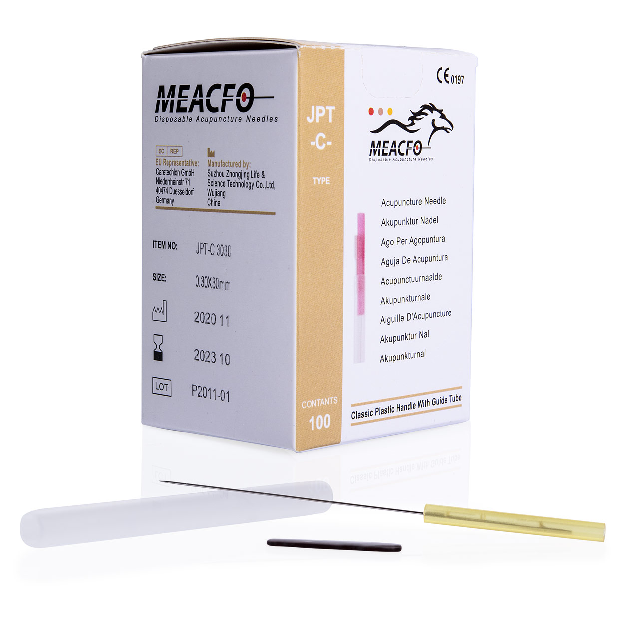 Akupunkturnadeln mit Kunststoffgriff<br> Akupunktur