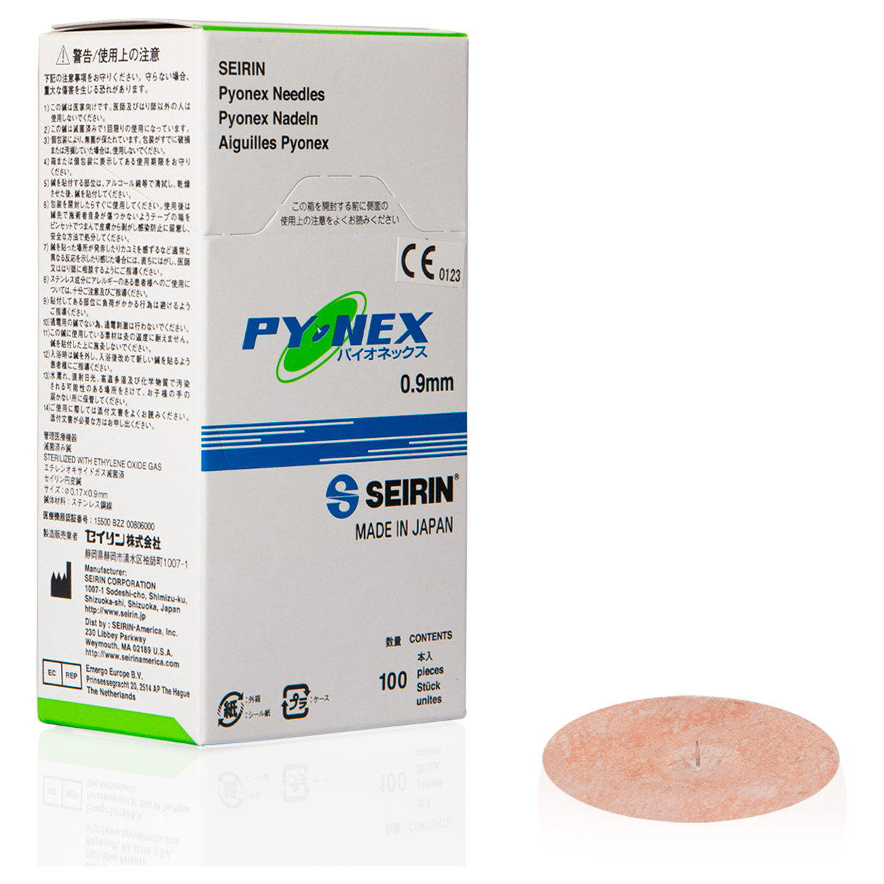 Akupunktur Dauernadeln Seirin New Pyonex<br> 0