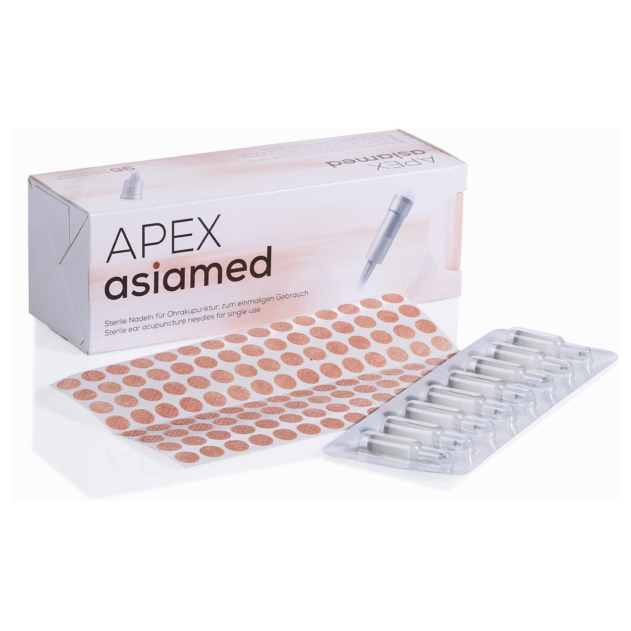 Akupunktur Dauernadeln mit Applikationsröhrchen<br> 100 Stück