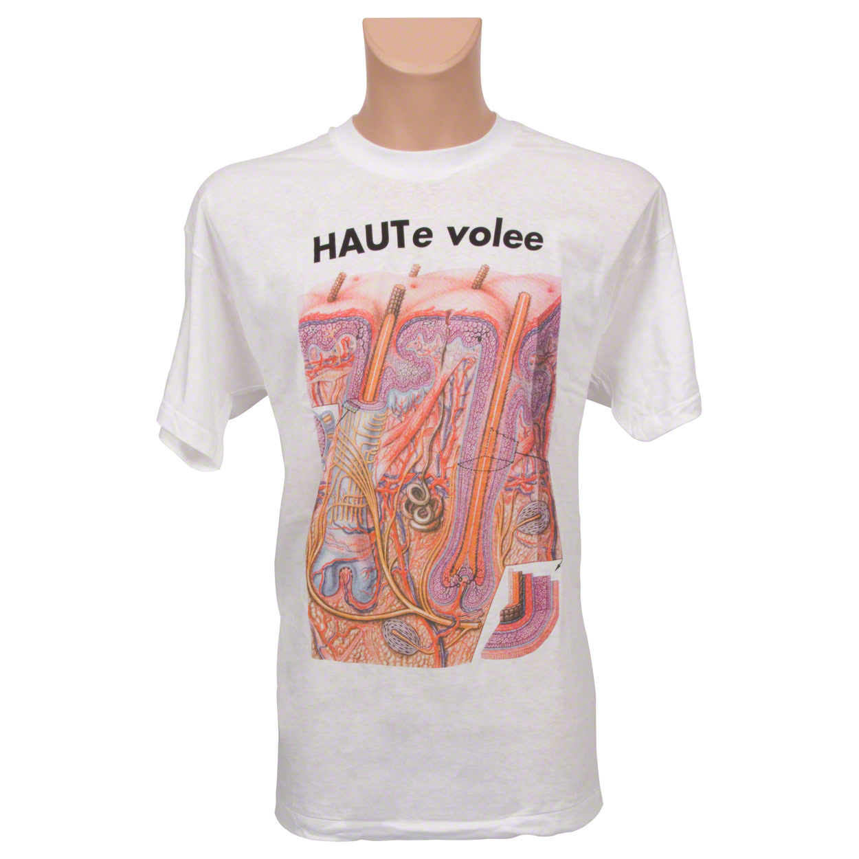 Kurzarm T-Shirt Haut<br> Anatomie Lernhilfe