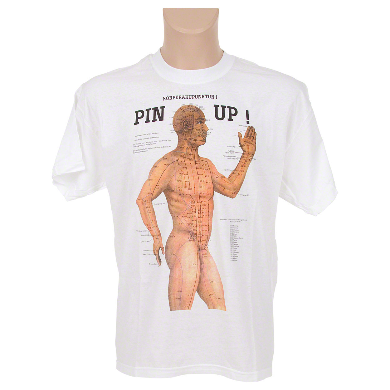 Kurzarm T-Shirt Pin Up<br> Anatomie Lernhilfe