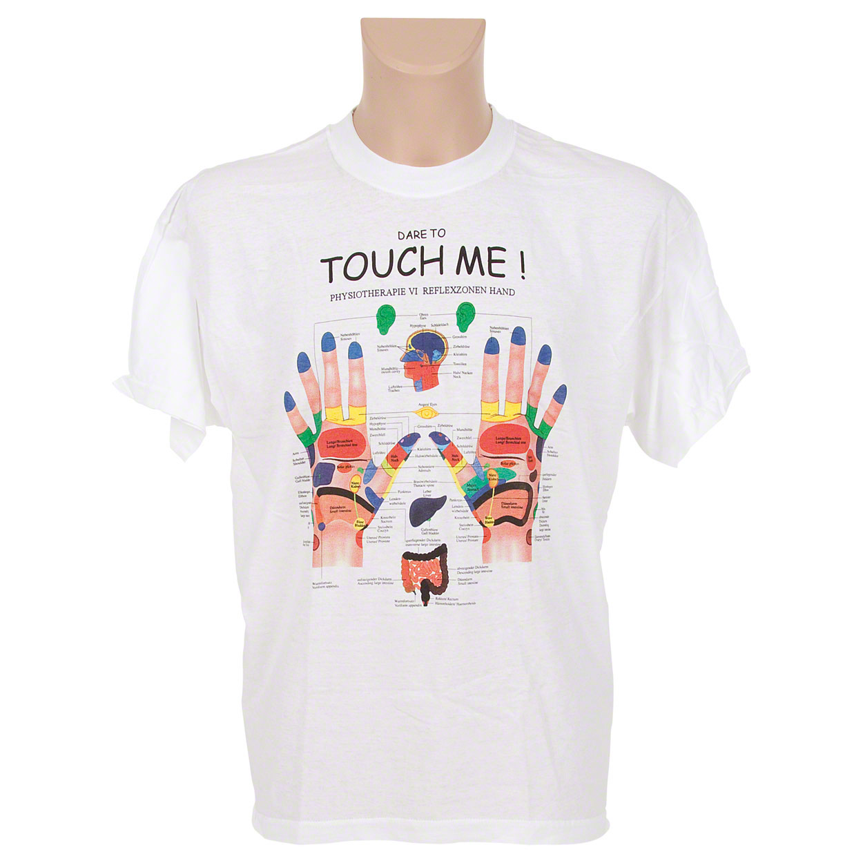 Kurzarm T-Shirt Touch me<br> Anatomie Lernhilfe