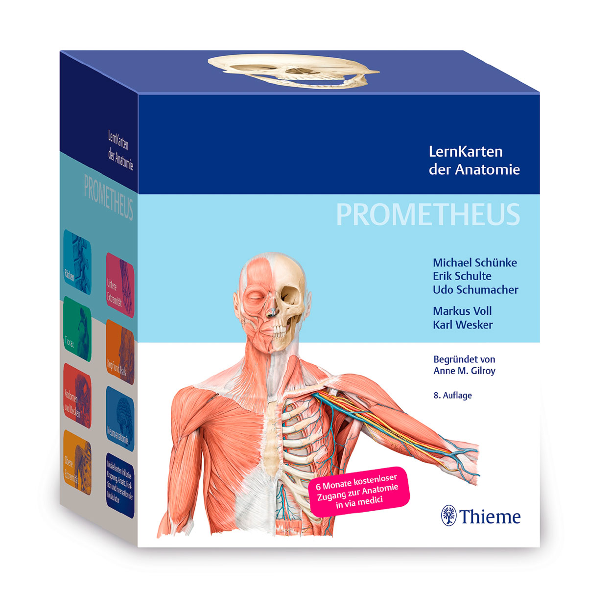 PROMETHEUS Lernkarten der Anatomie<br> 460 Karten