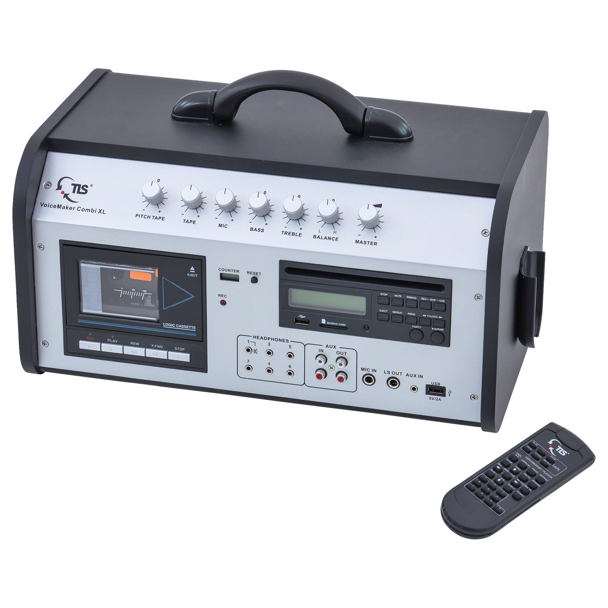 Musikanlage TLS VoiceMaker Combi XL CD/MP3/USB/SD-Karten Slot