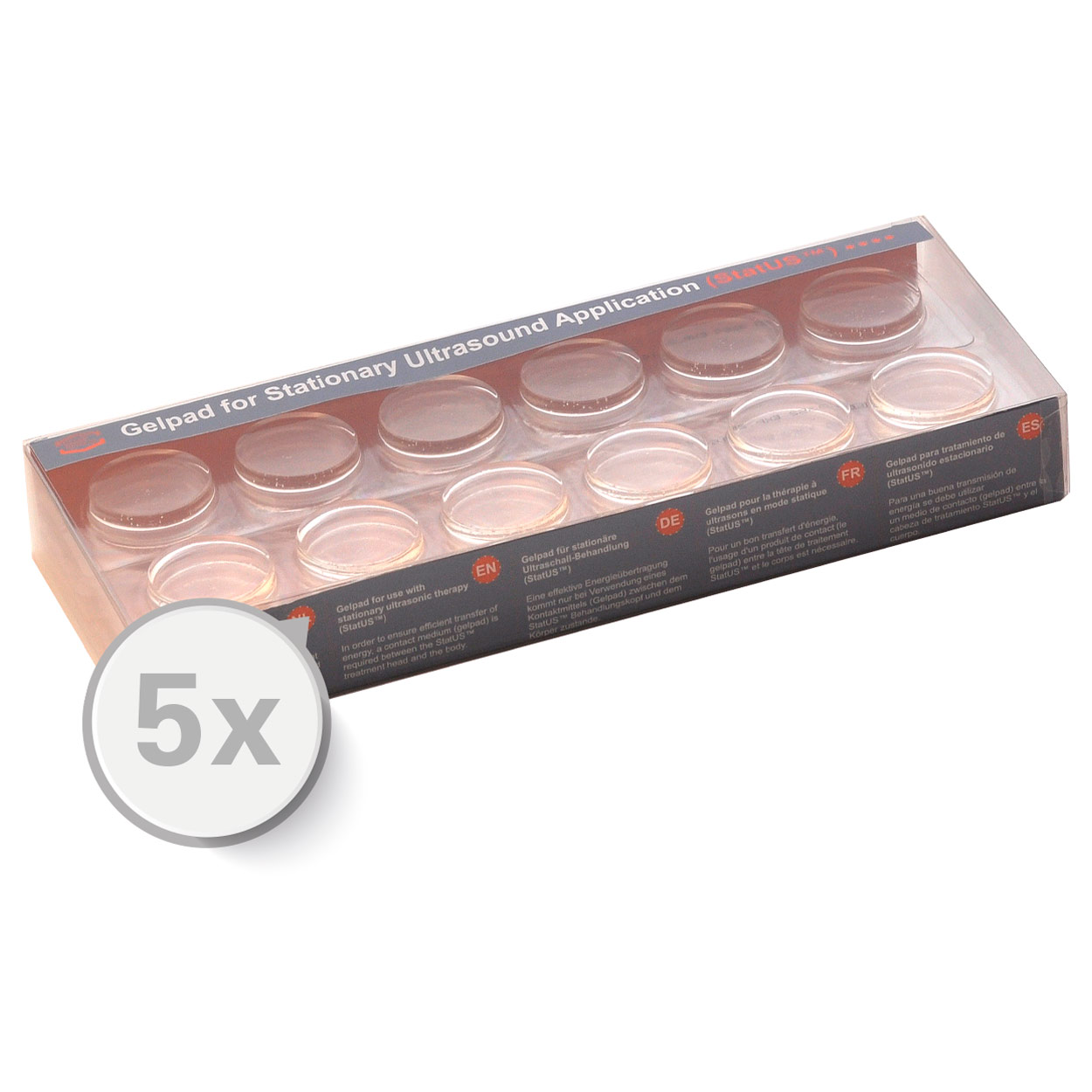 Enraf-Nonius Gelpads für StatUS Ultraschallbehandlungskopf<br> 240 Stück
