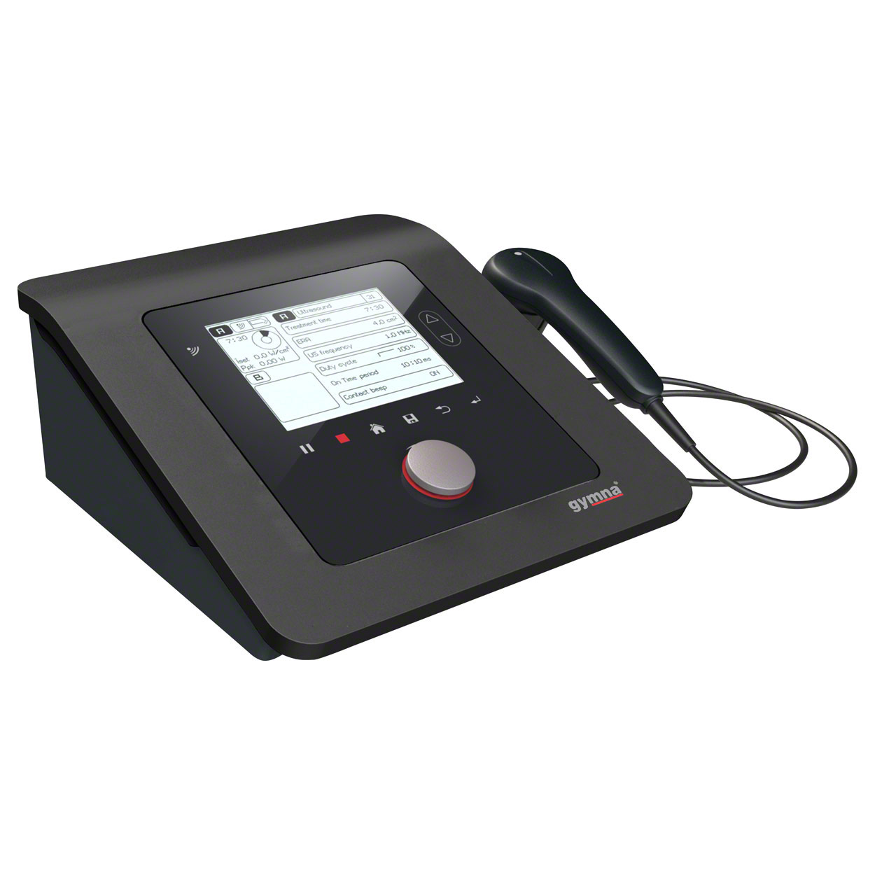 Gymna Ultraschalltherapiegerät Pulson 200 mit Touchscreen<br> Schwarz