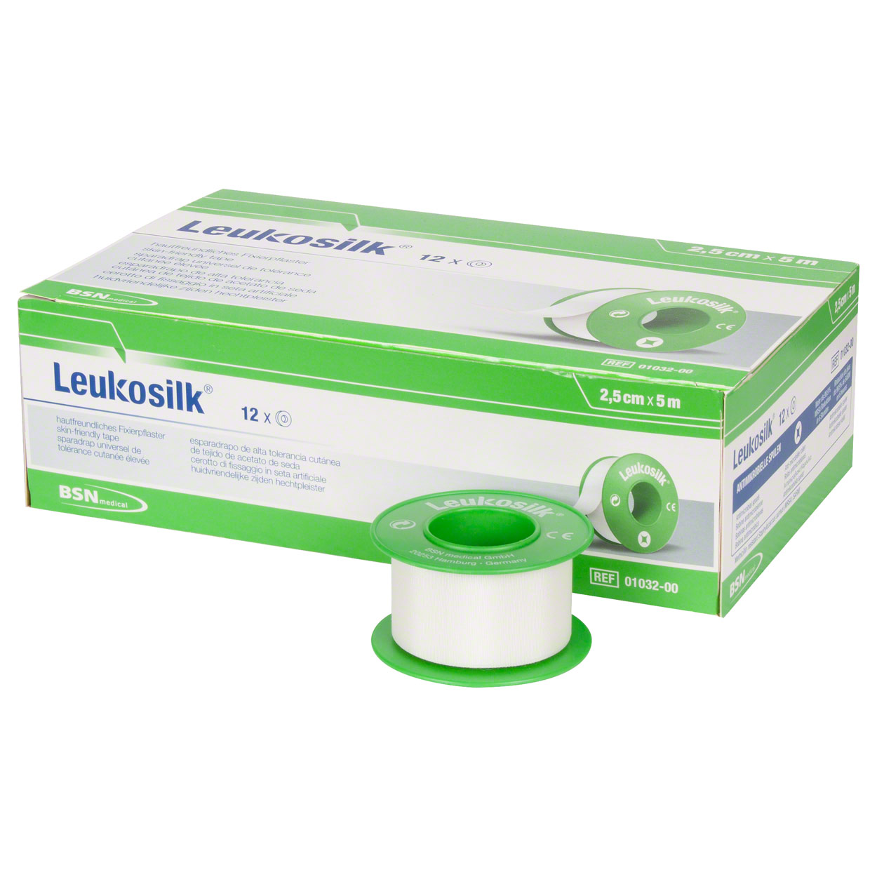 LEUKOSILK 2,50CM X 5M - Pharmaproducts