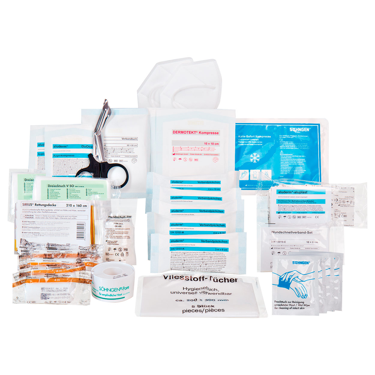 Nachfüll-Set für Verbandschränke nach DIN 13157