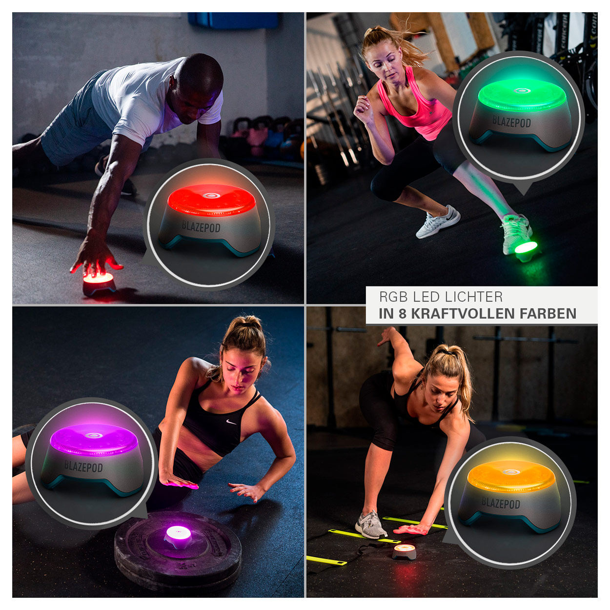 美品】BlazePod スタンダードキット（ポッド4個） BLAZEPOD ブレイズ