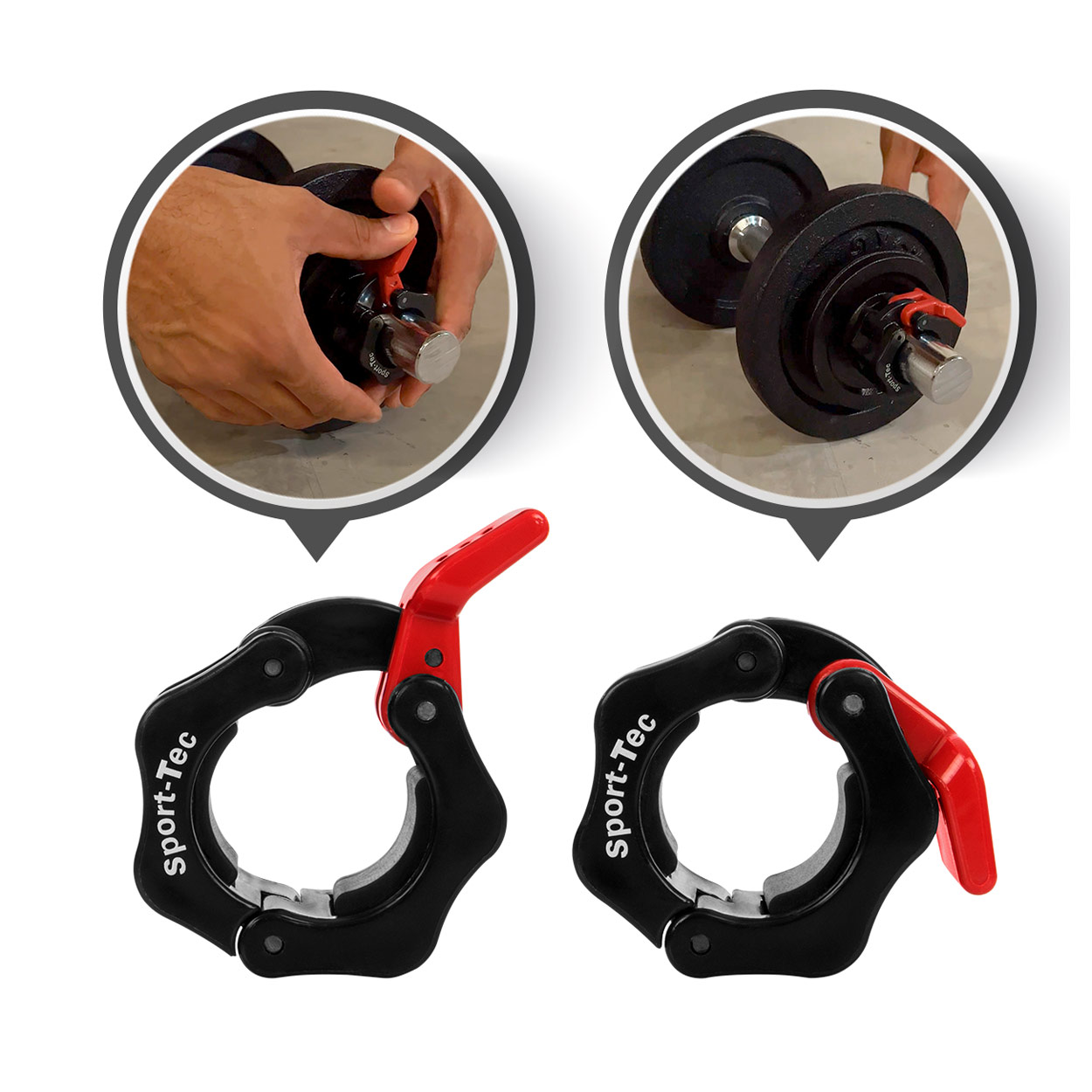 Sport-Tec Einhand-Kabelzuggriff gummiert schwarz Sport-Tec Einhand-Kabelzuggriff gummiert schwarz