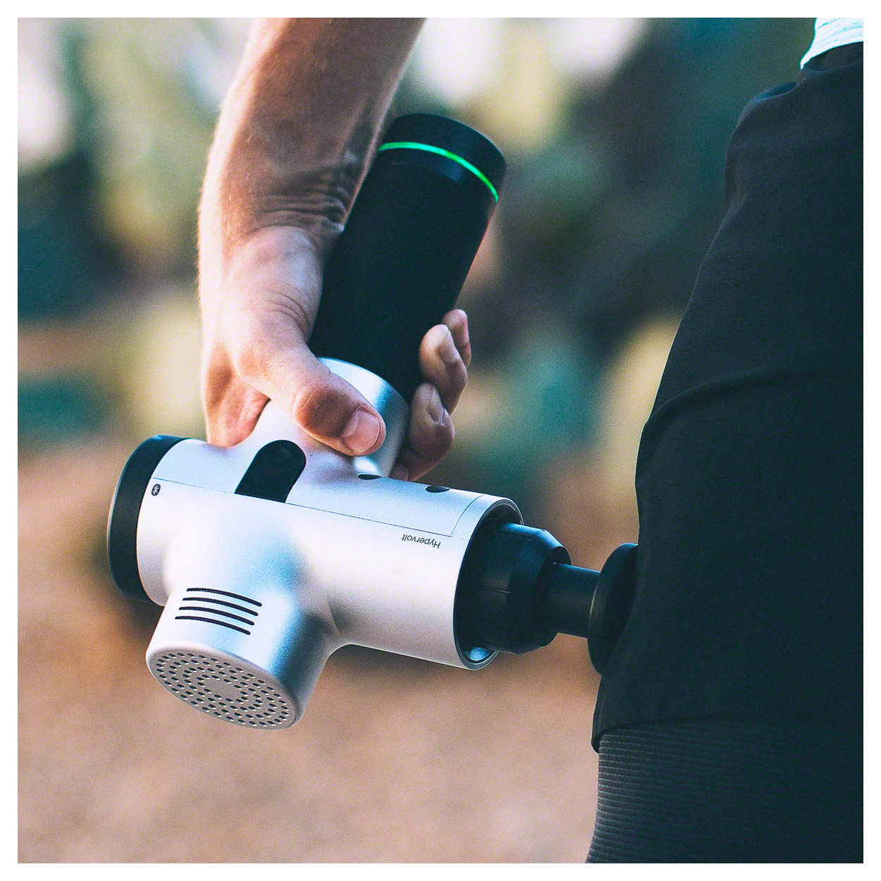 hyperice vibrationsmassagegerat hypervolt mit bluetooth gunstig online kaufen sport tec