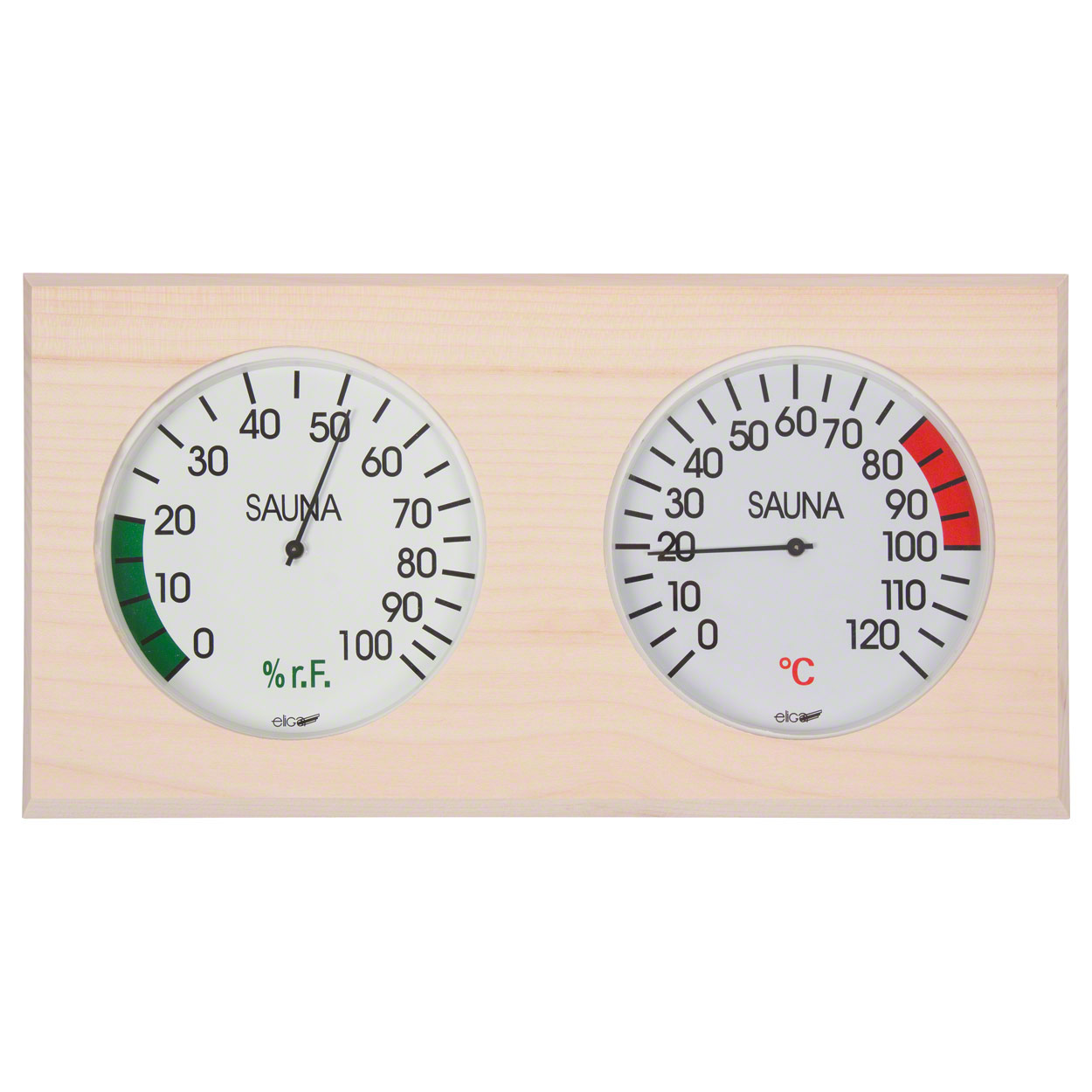 Sauna-Klimastation inkl. Thermometer und Hygrometer<br> Saunazubehör