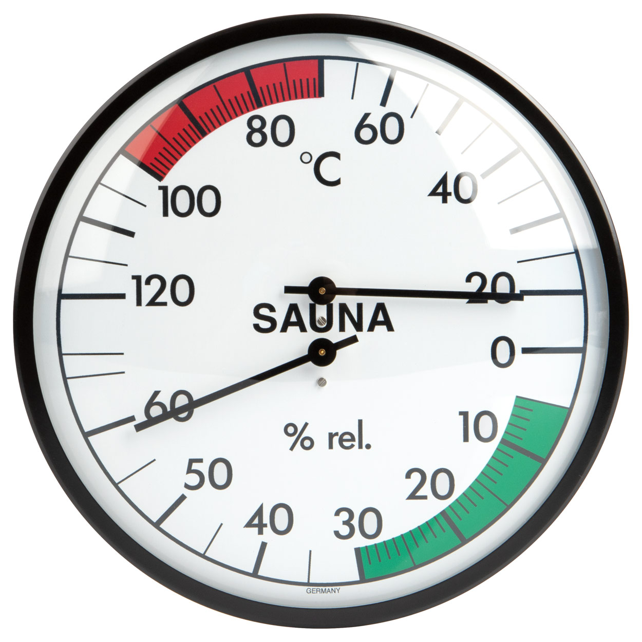 Sauna-Klimamesser inkl. Thermometer und Hygrometer<br> Saunazubehör