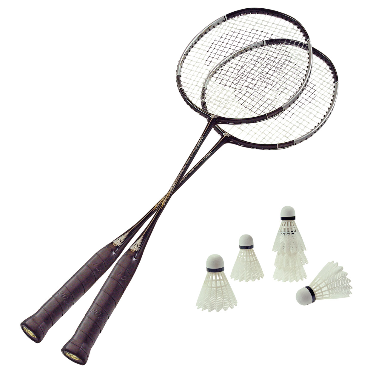 Badminton Badmintonset Set Freizeit Schläger Racketbag Federbälle ALUMTEC 5566 