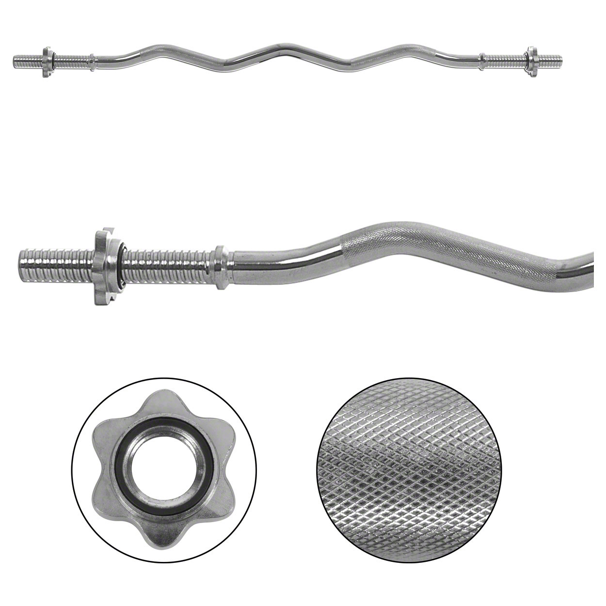 Produktbild von SZ Curlstange Premium, 30mm Mit Sternverschluss - STANDARDNORM