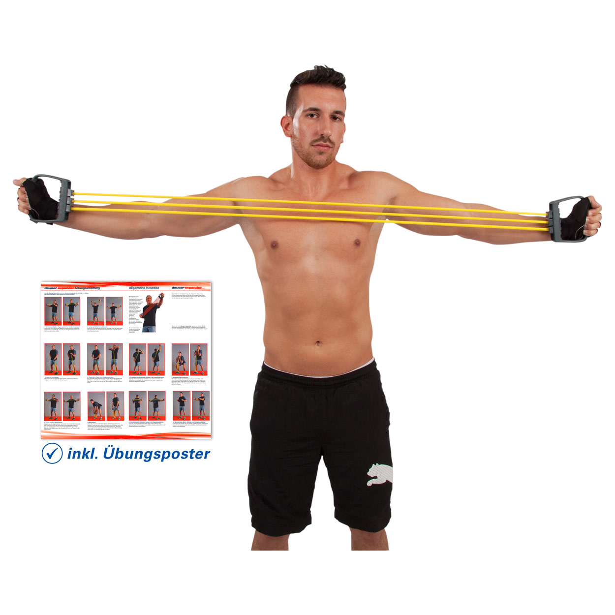 Deuser Expander, 1050 kg, gelb