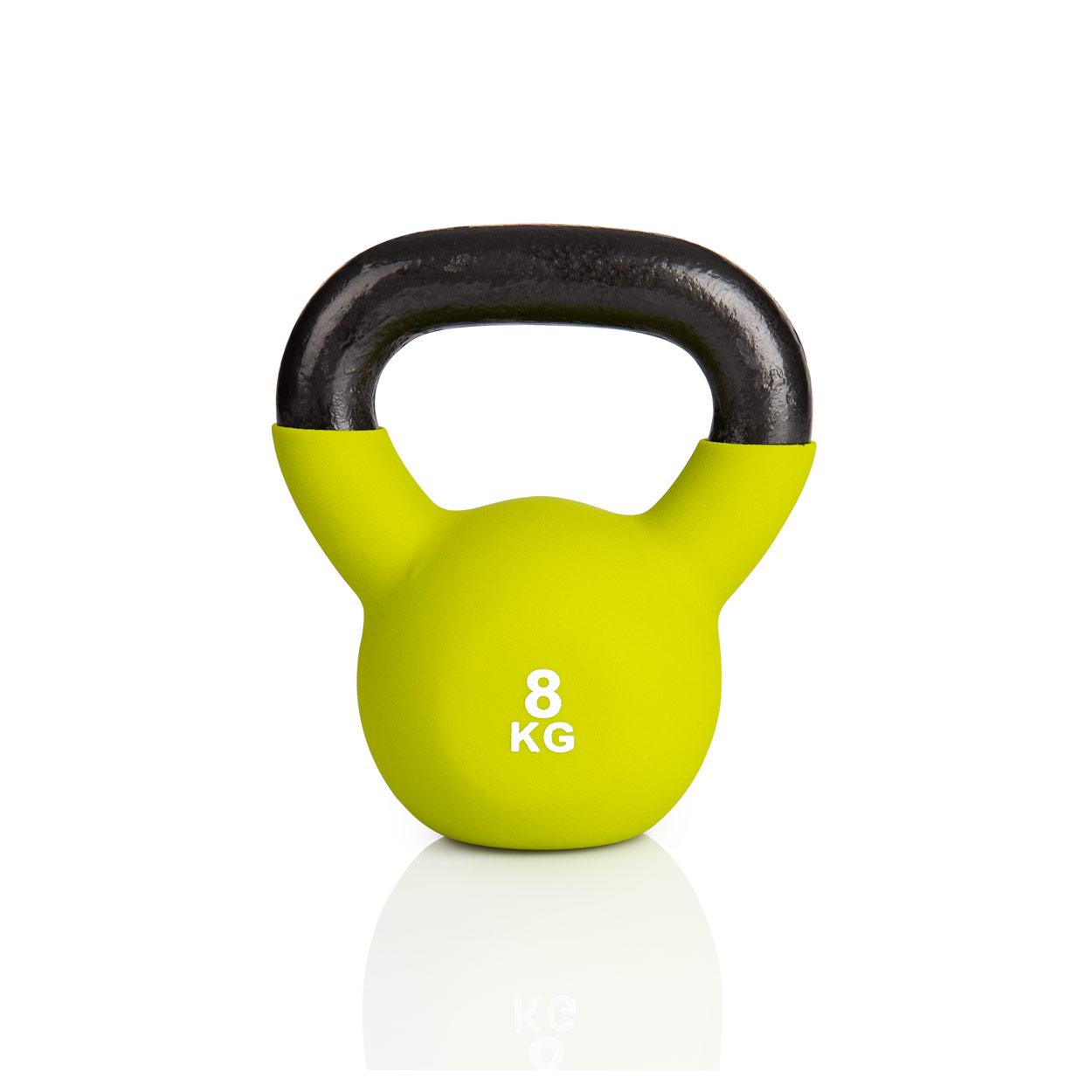 Kettlebell, 8 kg, grün