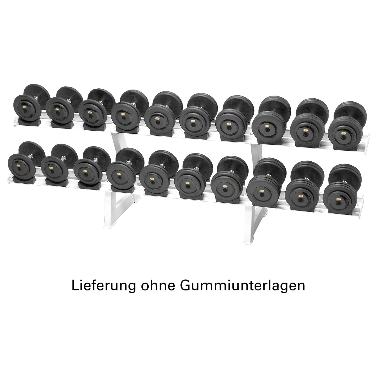 Sport-Tec Kurzhantel-Ständer Set Mit 10 Hantelpaaren 1-10kg - Fitness Hantelablage