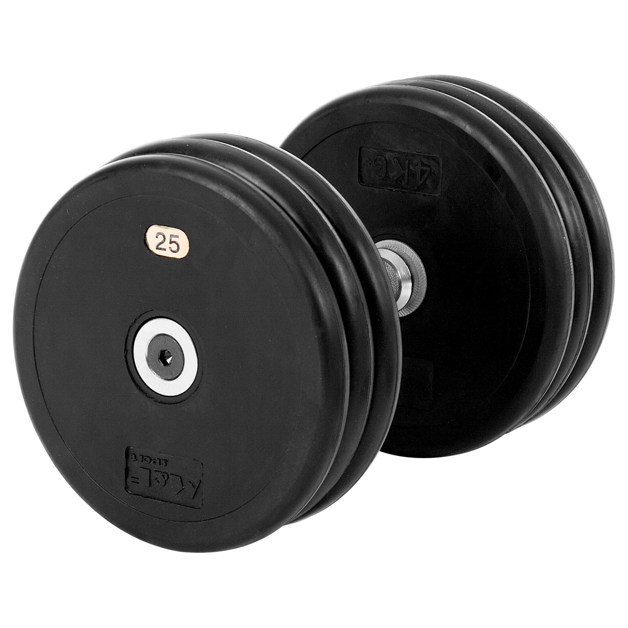 Kompakthantel aus Gummi, 25 kg, Stück günstig online kaufen | Sport-Tec