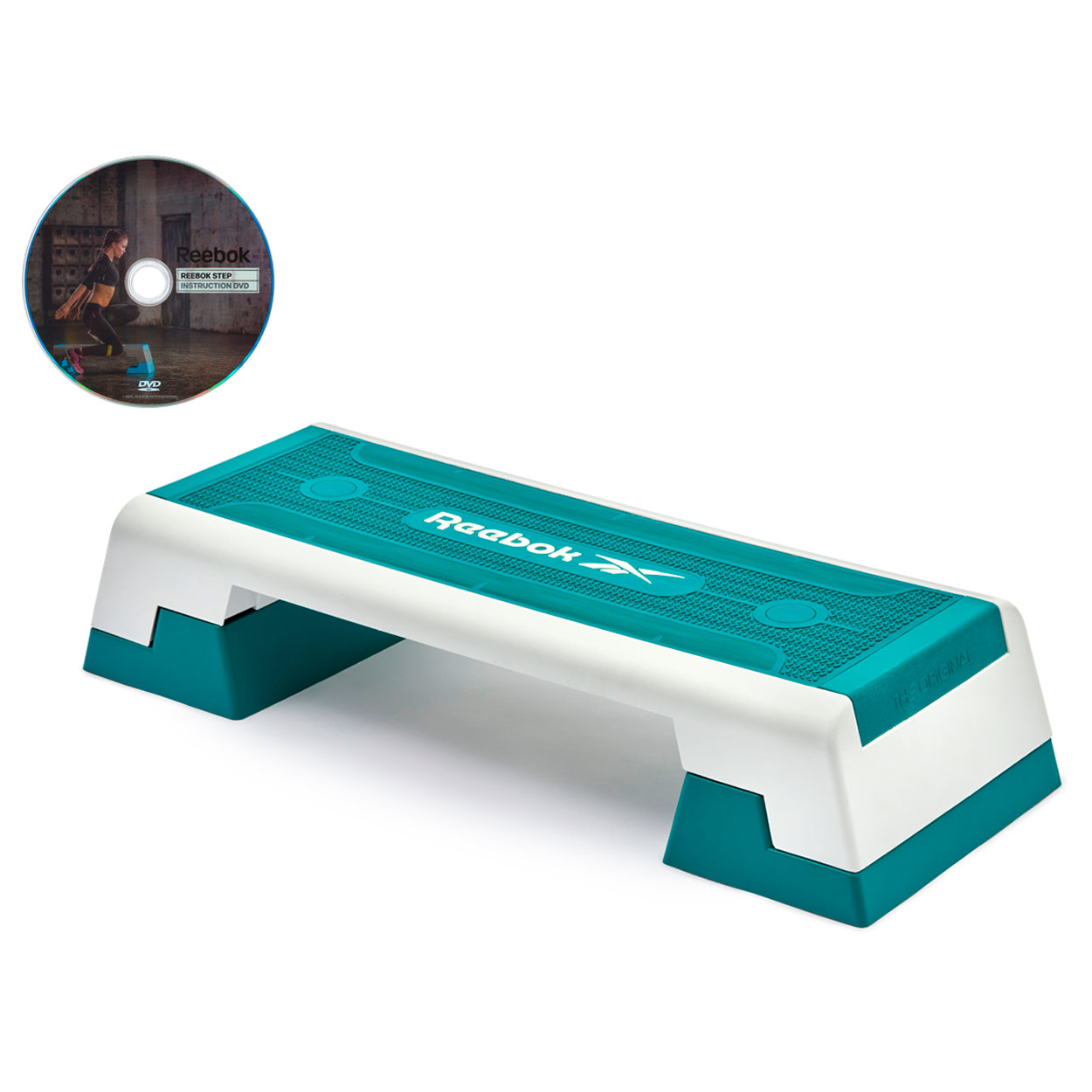 REEBOK Step professional inkl. DVD weiB turkis jetzt kaufen Sport Tec