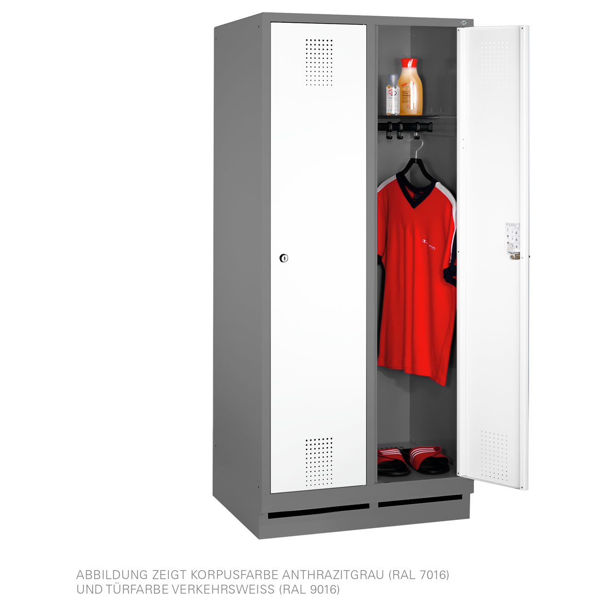 Spindschrank Mit 2 Abteilen Abteilbreite 30 Cm Gunstig Online