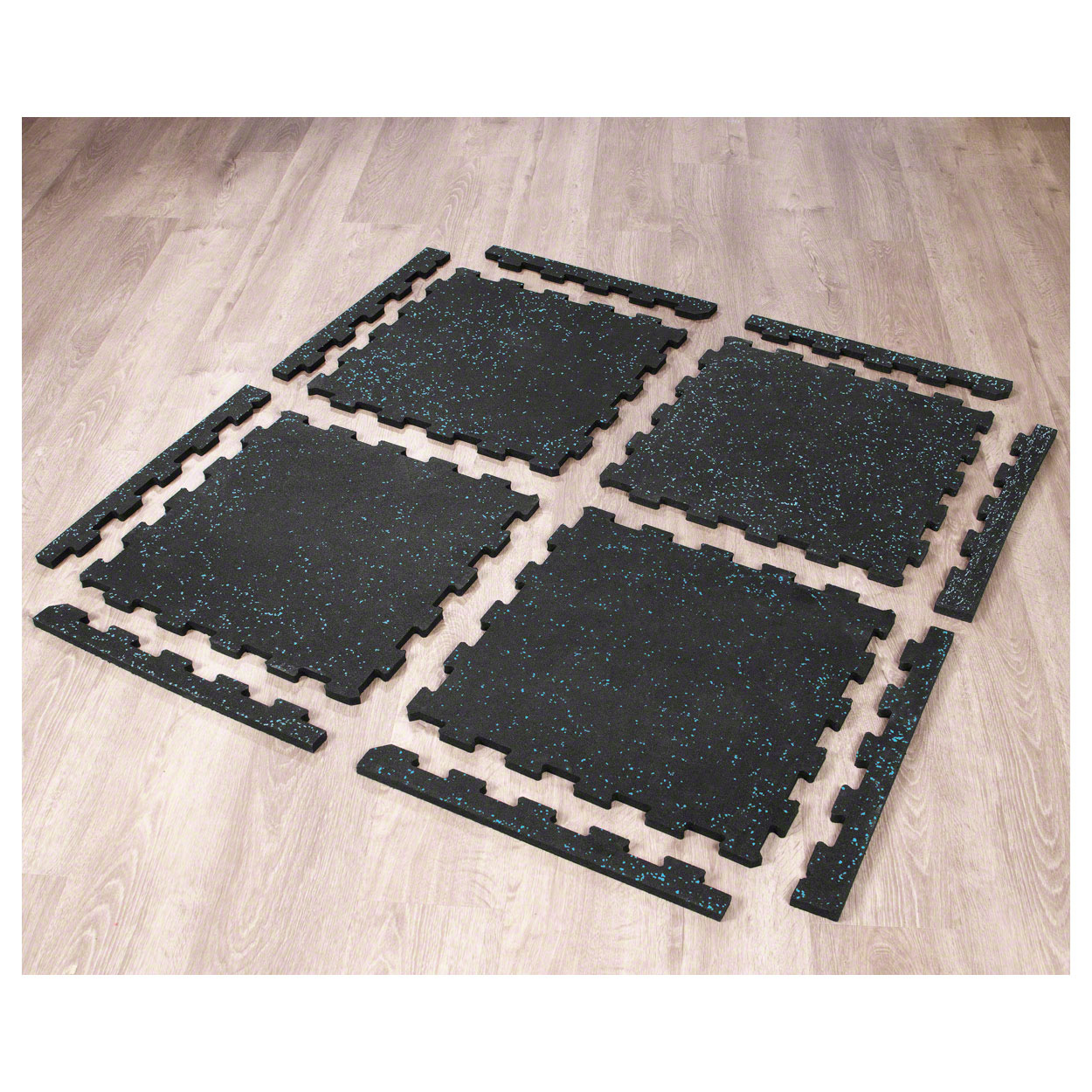 Sport-Tec Bodenschutzmatten 4er Set - 50x50cm Puzzlematten Für Home Gym