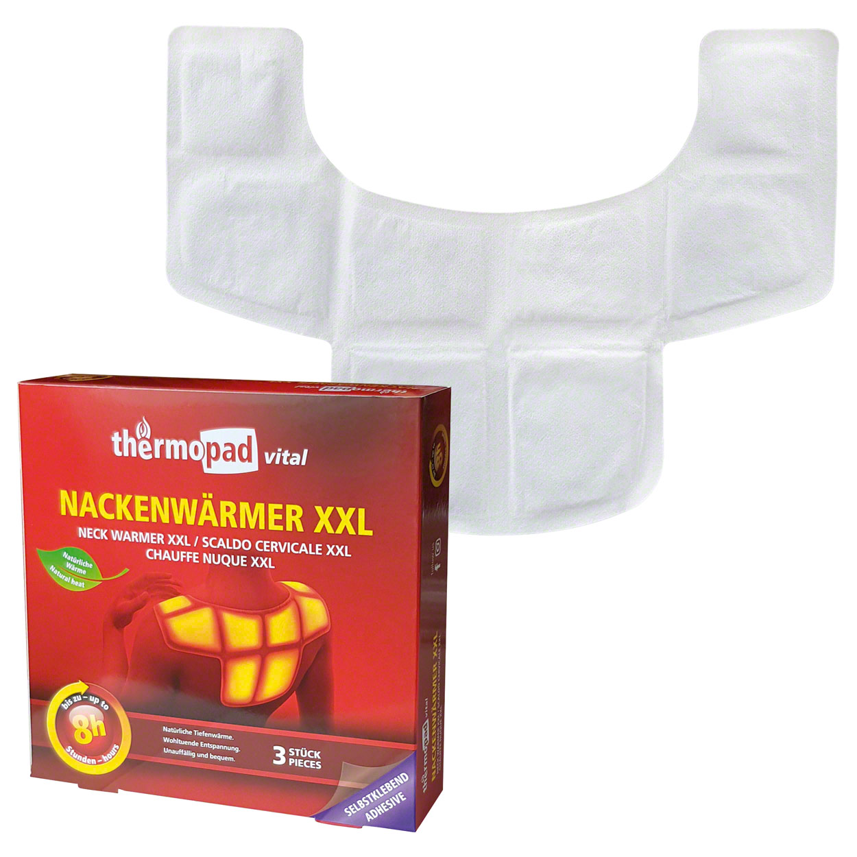 Chauffe-Orteils Thermopad Natural Warmer – Durée 6h, Autochauffant, Sans Odeur, 2 Pièces