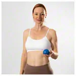 Schaumstoffball beschichtet,  7 cm, blau