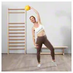 Schaumstoffball beschichtet,  16 cm, gelb