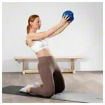 Schaumstoffball beschichtet,  18 cm, blau