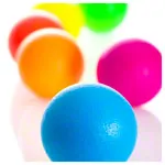 Schaumstoffball Dragonskin Neon, beschichtet,  16 cm, 6er Set