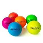 Schaumstoffball Dragonskin Neon, beschichtet,  16 cm, 6er Set