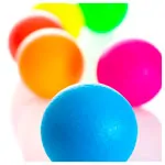 Abbildung zeigt Schaumstoffball Dragonskin Neon, beschichtet, � 21 cm
