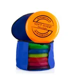 Abbildung zeigt Sport-Tec Soft-Flyer Wurfscheiben-Set, 7 Stck inkl. Aufbewahrungstasche