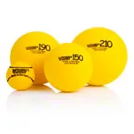 Abbildung zeigt VOLLEY Schaumstoffball unbeschichtet,  9 cm, gelb