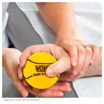 Abbildung zeigt VOLLEY Schaumstoffball unbeschichtet,  21 cm, gelb