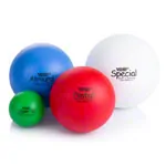 Abbildung zeigt VOLLEY Schaumstoffball mit Elefantenhaut,  18 cm, blau
