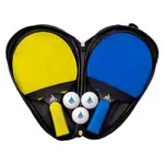 JOOLA Tischtennis-Set VIVID OUTDOOR, 2 TT-Schlger + 3 TT-Blle