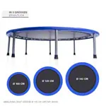 Abbildung zeigt Sport-Tec Fitness Trampolin, � 100 cm