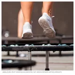 Abbildung zeigt Sport-Tec Fitness Trampolin, � 125 cm