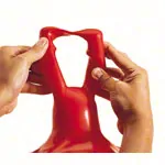 Hpfball,  55 cm, rot