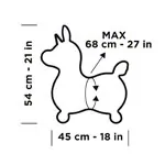 GYMNIC Hpftier Einhorn Rody Magical Unicorn mit Rollwanne
