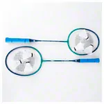 Abbildung zeigt Badminton-Set Standard, 2 Schl�ger 66 cm + 6 Federb�lle