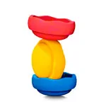 Stapelstein Set, classic primary, 3 Stapelsteine, 1x blau, 1x gelb, 1x rot