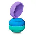 Abbildung zeigt Stapelstein Set, original cool classic, 3 Stapelsteine, 1x lila, 1x gr�n, 1x blau