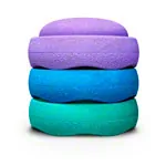Abbildung zeigt Stapelstein Set, original cool classic, 3 Stapelsteine, 1x lila, 1x gr�n, 1x blau
