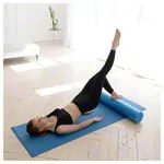 Yoga Rolle,  15 cm x 90 cm, blau